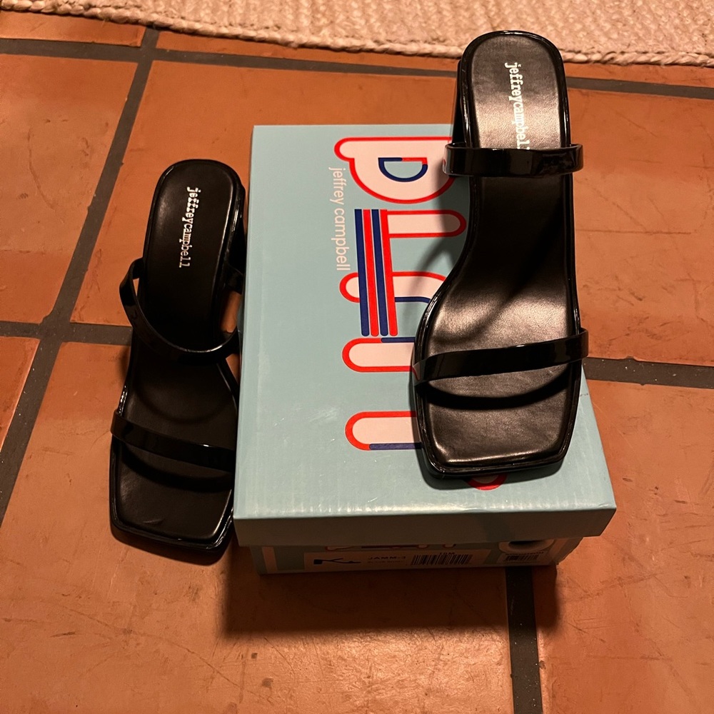 jeffrey campbell heels size 10 black